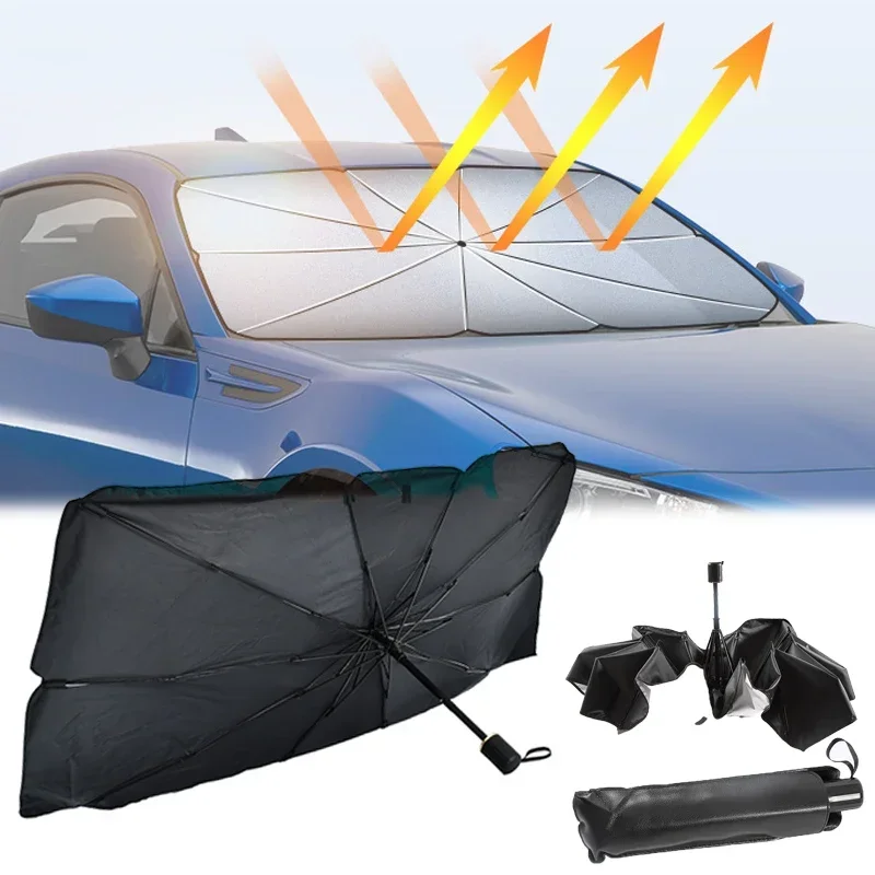 Windshield Sun Shade - واقي شمس للزجاج الأمامي للسيارة، مظلة