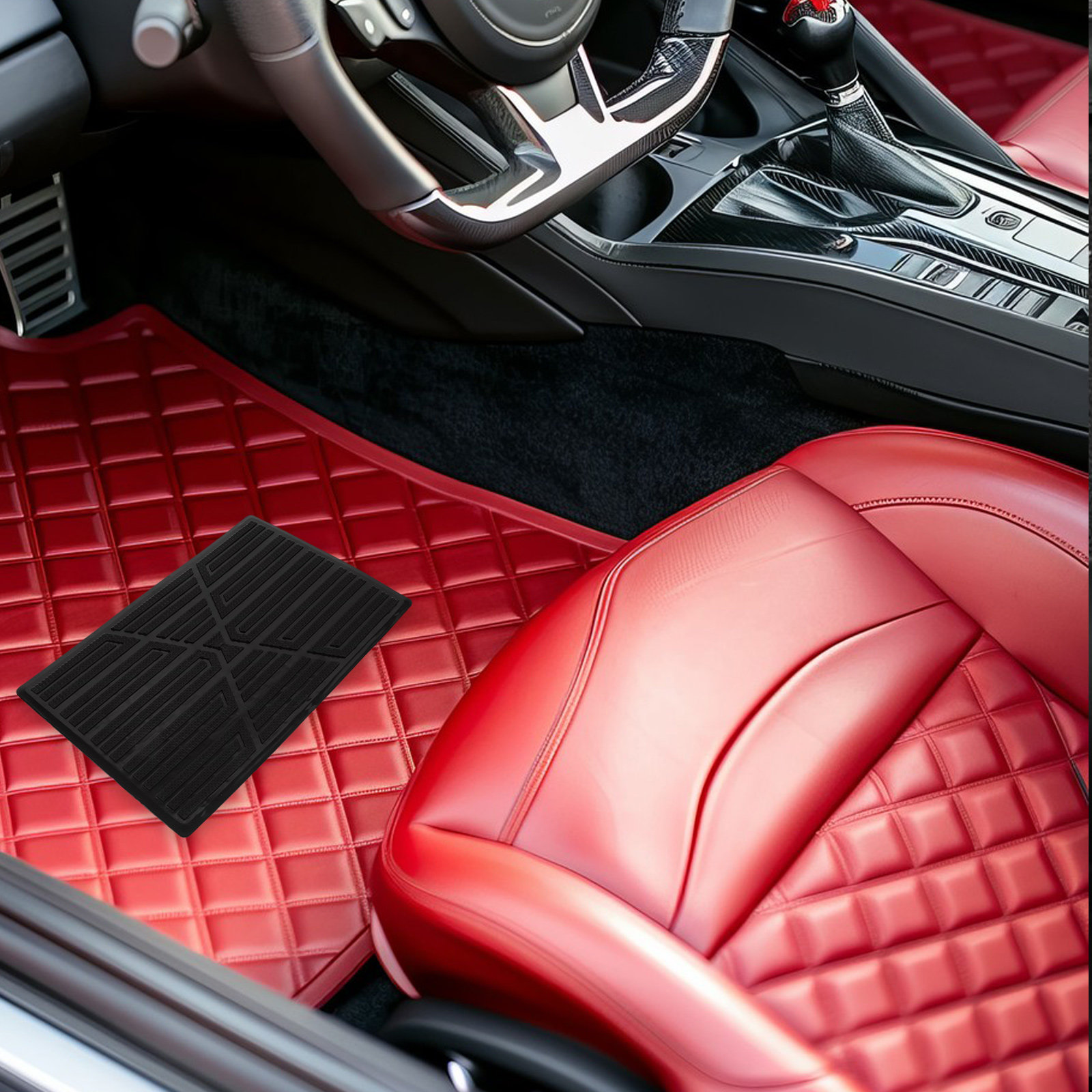 Car Floor Mat - رقعة مطاطية قوية لإصلاح سجاد أرضية