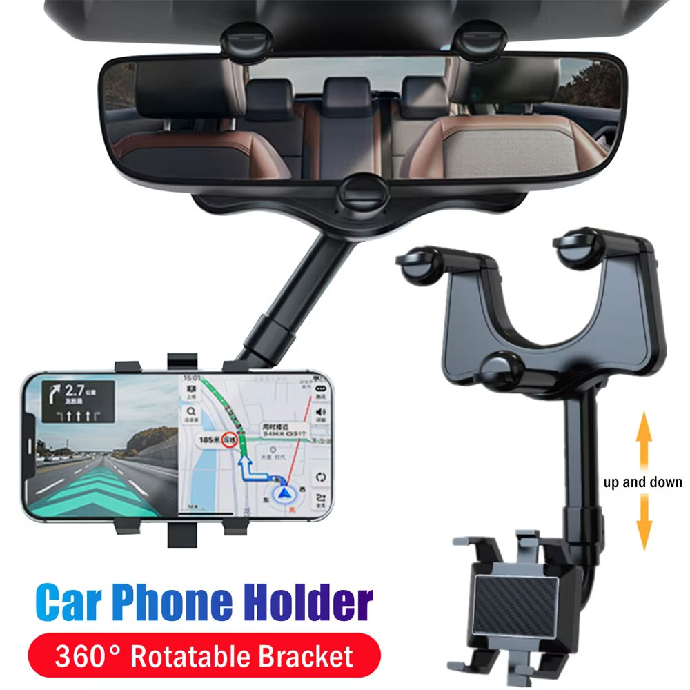 Car Mirror - حامل هاتف مرآة الرؤية الخلفية للسيارة