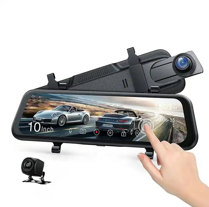 Car Mirror - كاميرا مرآة للسيارة 10 بوصات مع