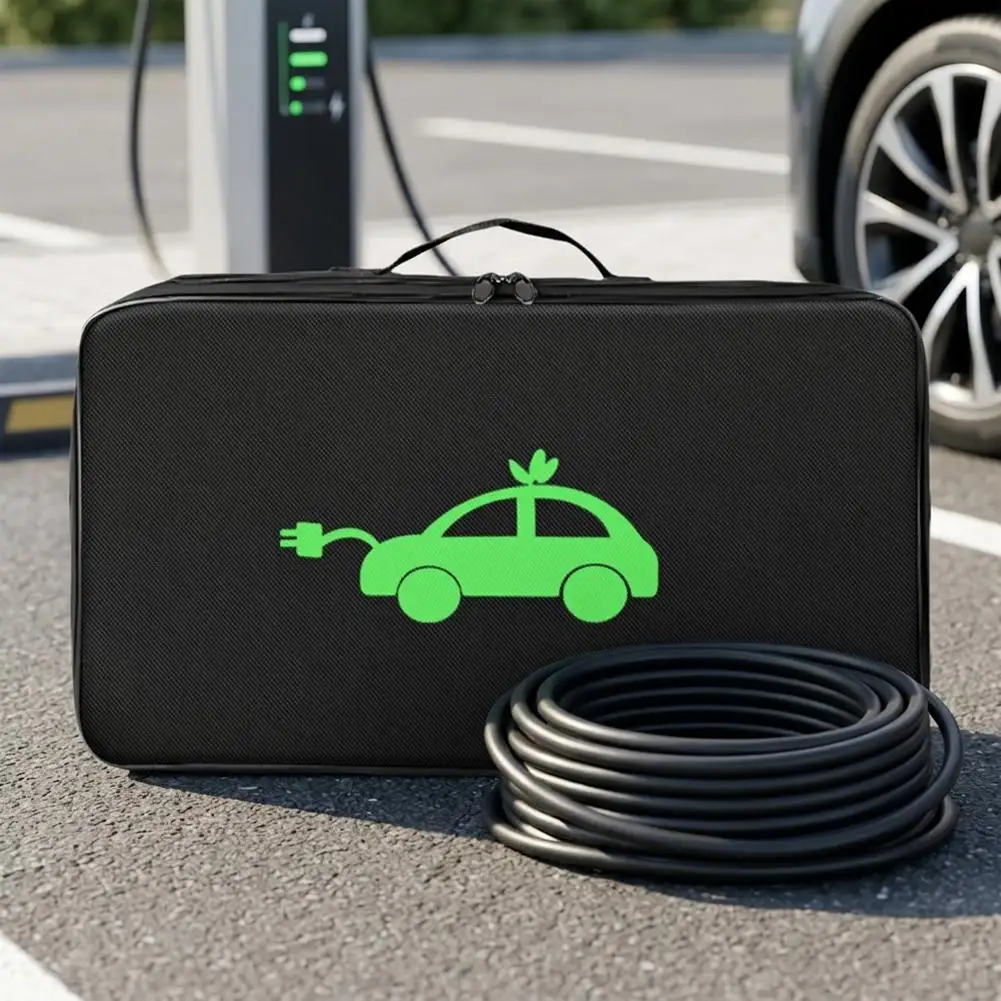 Car Cable Organizer - حقيبة لتخزين كابلات شحن بطاريات السيارات