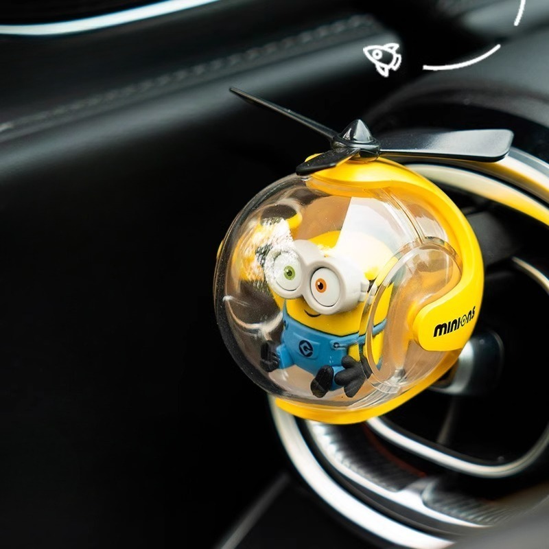 Car Air Freshener - معطر هواء للسيارة على شكل المينيونز،