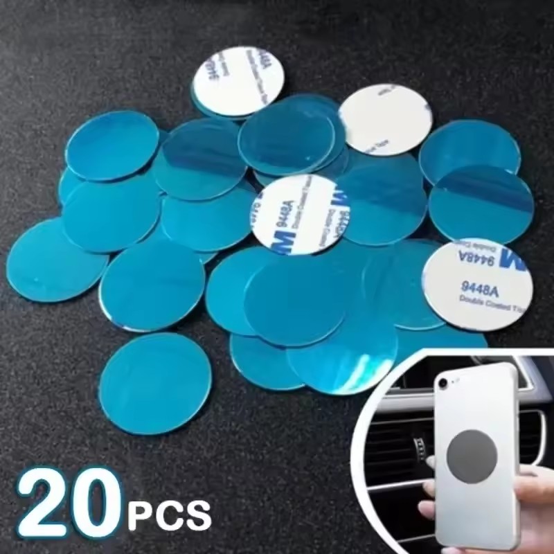 Car Phone Holder - 1/50 قطعة من ملصقات الصفائح المعدنية