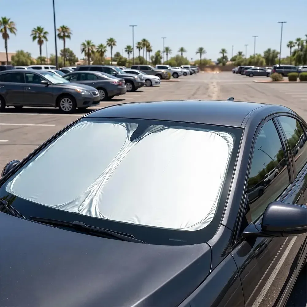 Windshield Sun Shade - واقي شمس للسيارة للزجاج الأمامي، غطاء