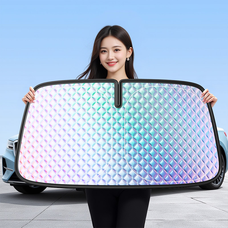 Windshield Sun Shade - واقي شمس أمامي سميك للزجاج الأمامي