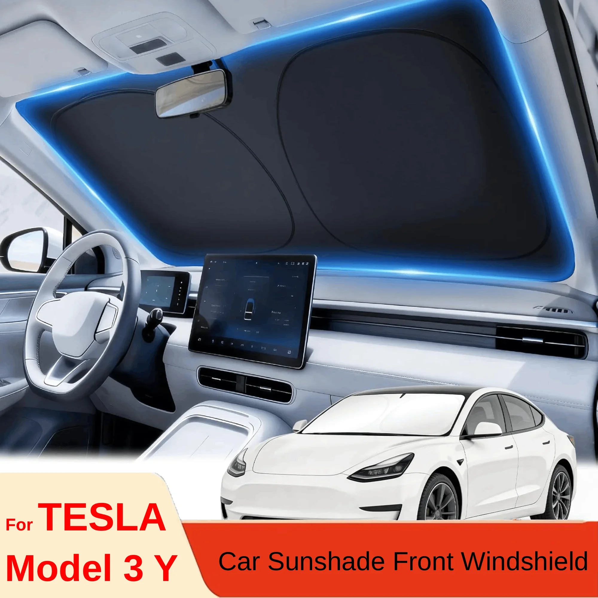 Windshield Sun Shade - غطاء واقي من الشمس للزجاج الأمامي