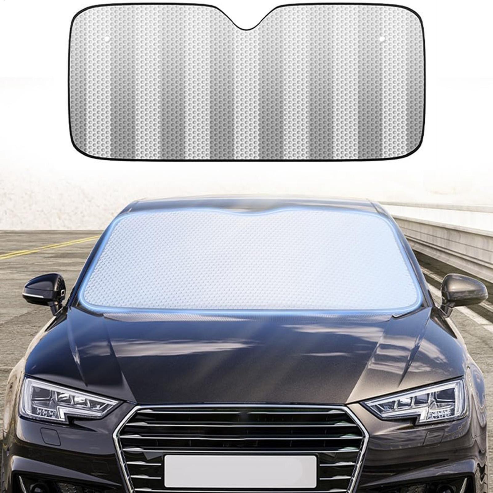 واقي شمس للسيارة قابل للطي عاك - مراجعة Windshield Sun Shade وسعره
