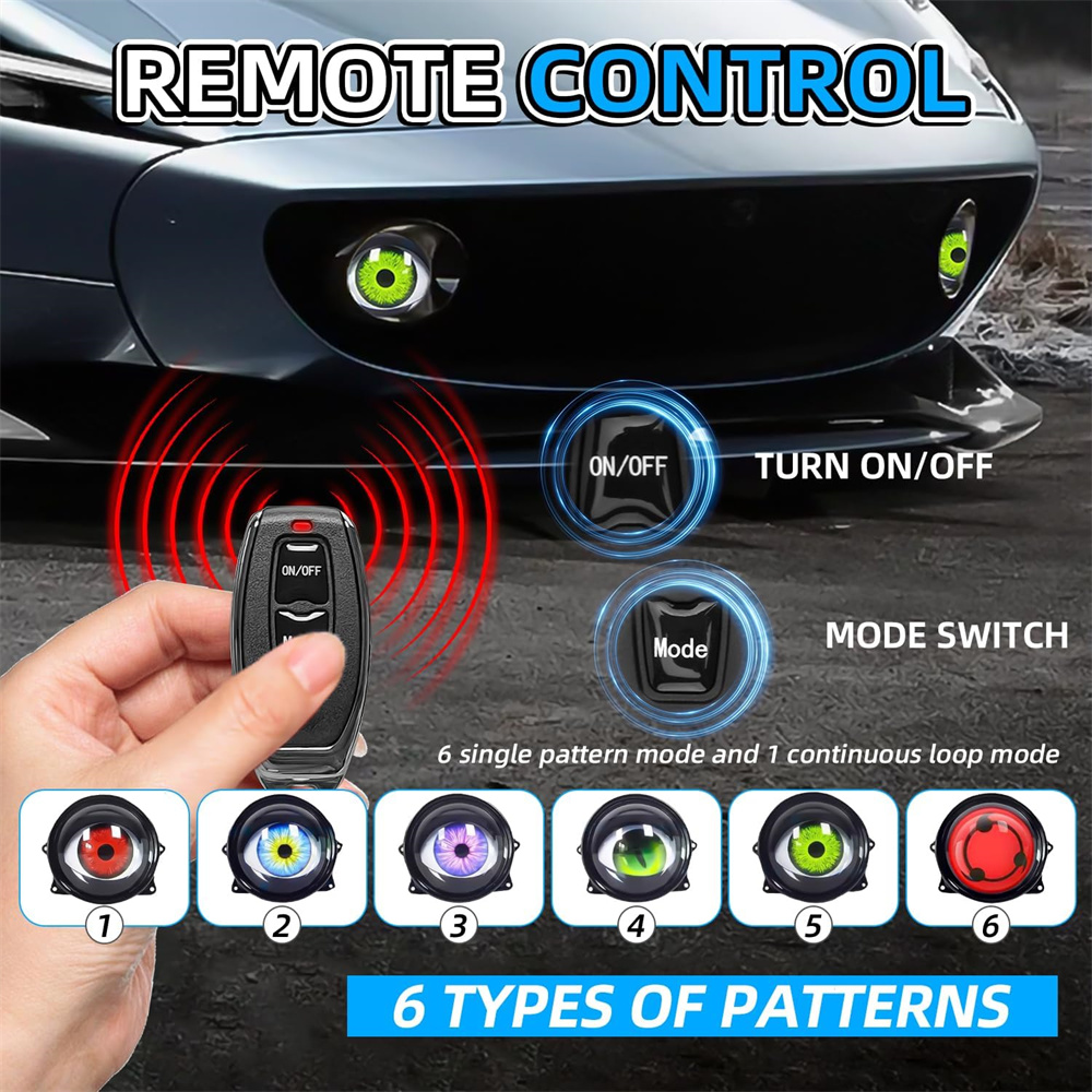    6-وضع Led ديناميكية الشيطا - مراجعة Car Led Light وسعره