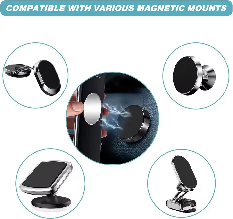 1/50 قطعة من الألواح المعدنية  - مراجعة Car Phone Holder وسعره