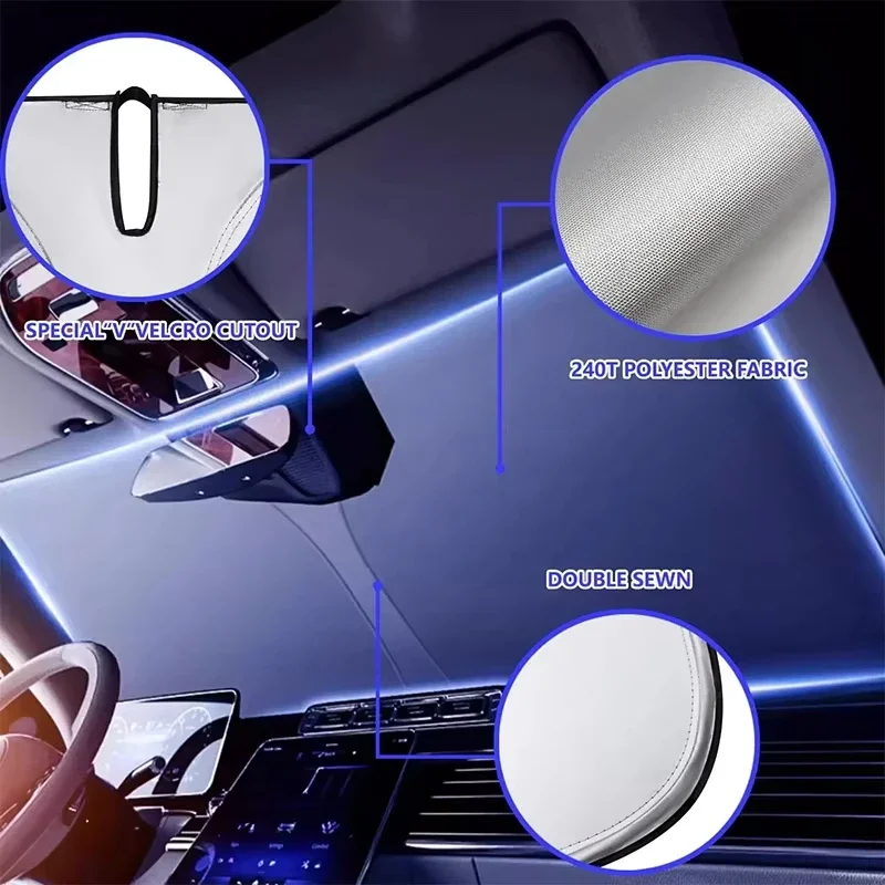 واقي شمس للسيارة، حاجب حراري ل - مراجعة Windshield Sun Shade وسعره