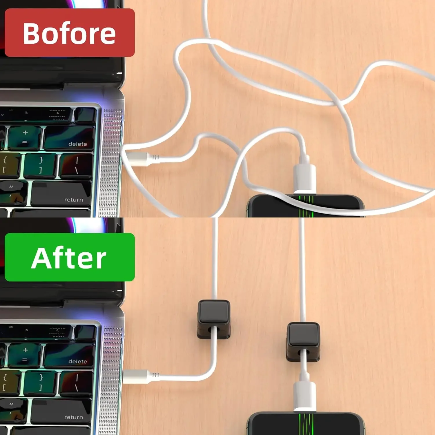منظم كابلات صغير، حامل كابلات  - مراجعة Car Cable Organizer وسعره