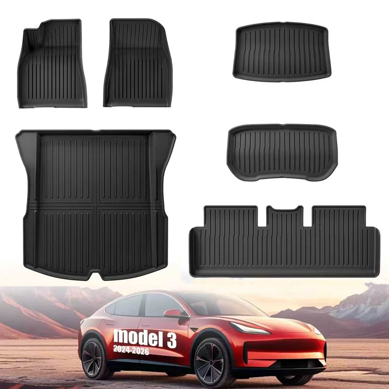 حصيرة أرضية من مادة TPE لجميع  - مراجعة Car Floor Mat وسعره