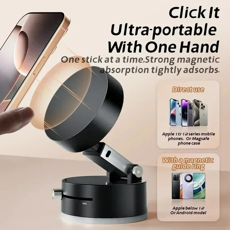 حامل مكنسة كهربائية مغناطيسي ع - مراجعة Car Phone Holder وسعره