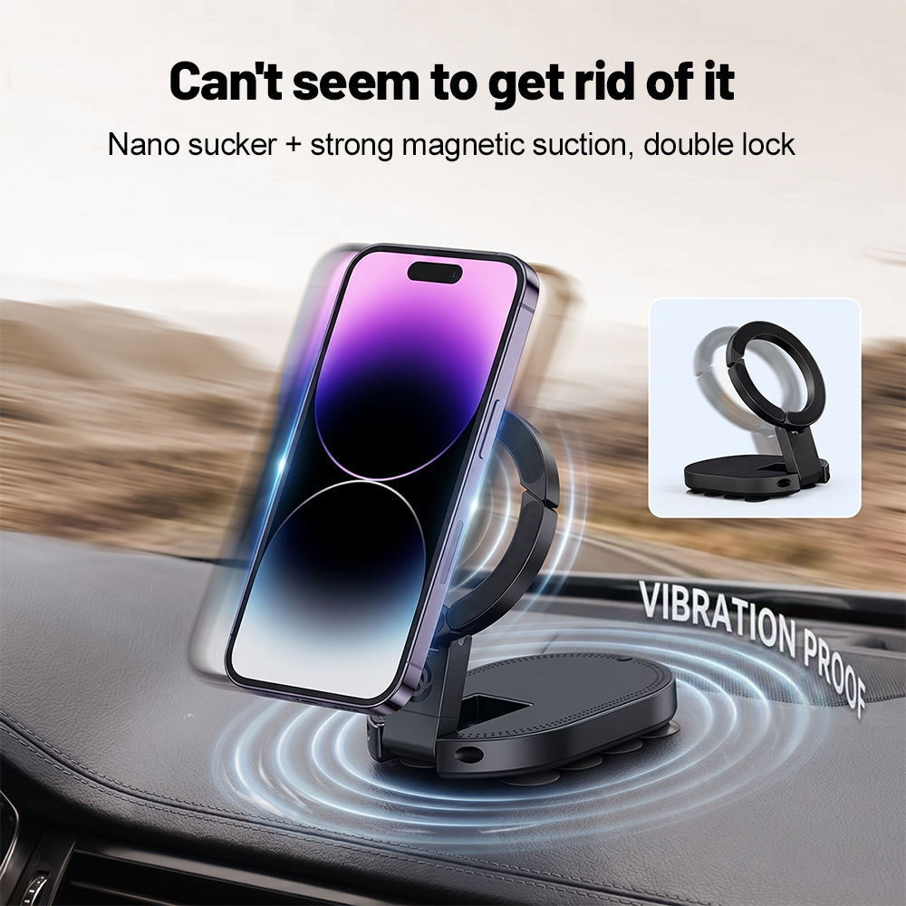 360 °   حامل هاتف مغناطيسي دوا - مراجعة Car Cable Organizer وسعره