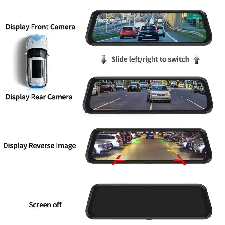 كاميرا مرآة للسيارة 10 بوصات م - مراجعة Car Mirror وسعره