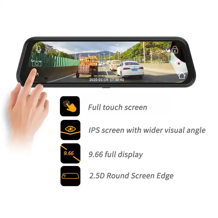 كاميرا مرآة للسيارة 10 بوصات م - مراجعة Car Mirror وسعره
