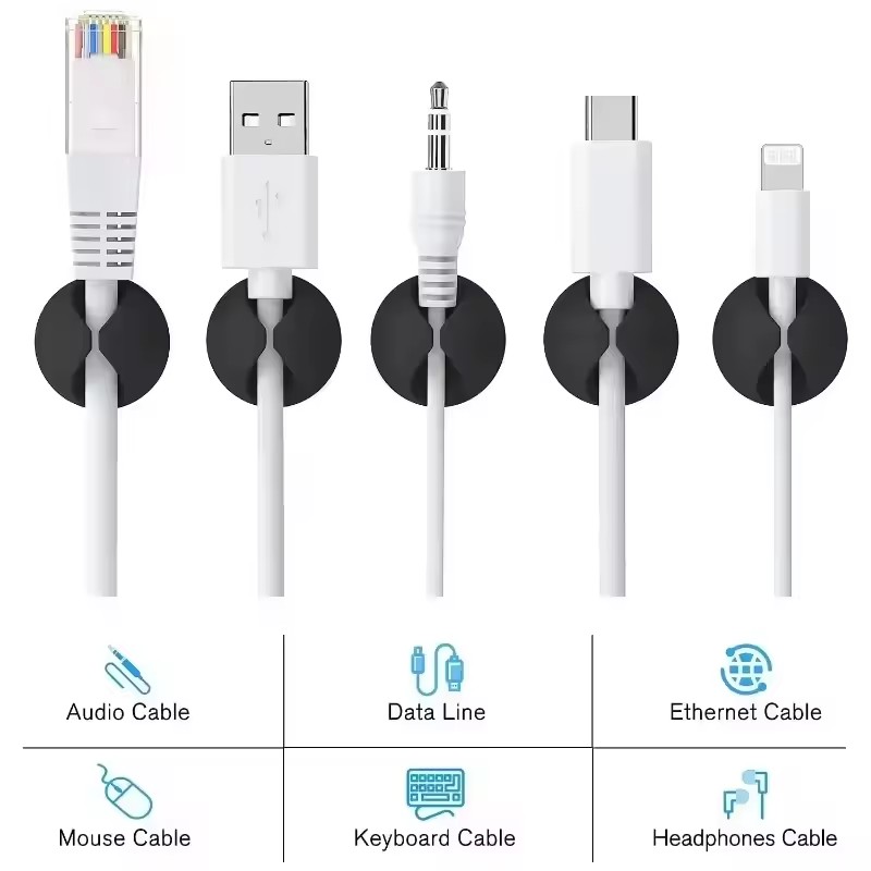 5/50 قطعة منظم كابلات صغير، مش - مراجعة Car Cable Organizer وسعره