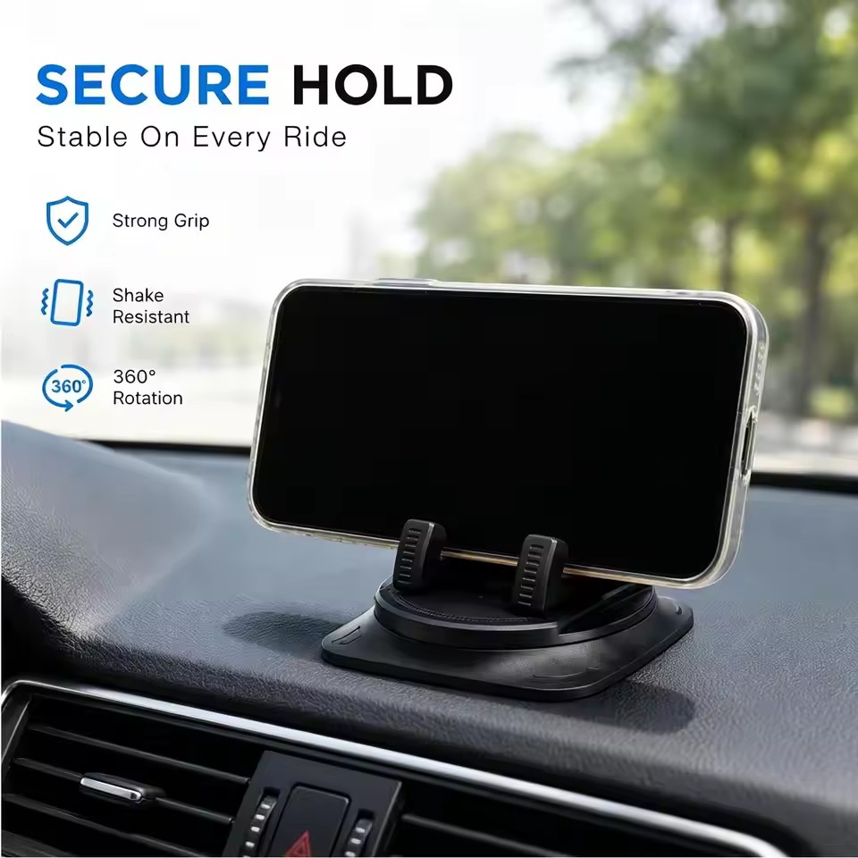 360 °   حامل هاتف محمول للسيار - مراجعة Car Phone Holder وسعره