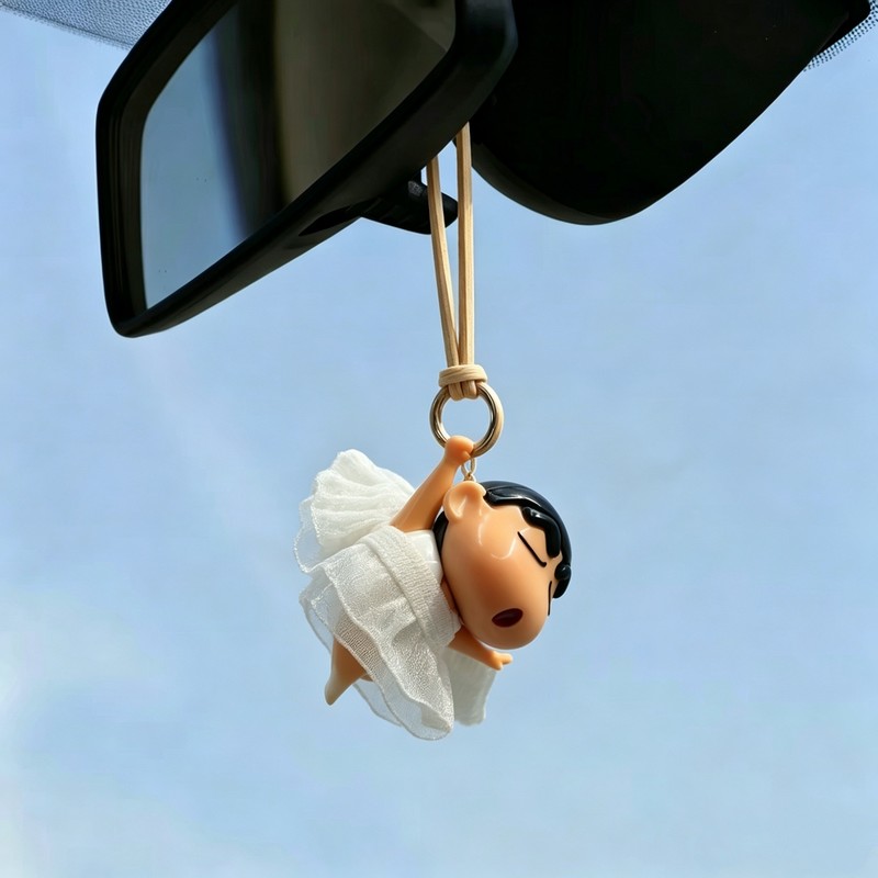 قلادة معلقة على مرآة السيارة ا - مراجعة Car Mirror وسعره