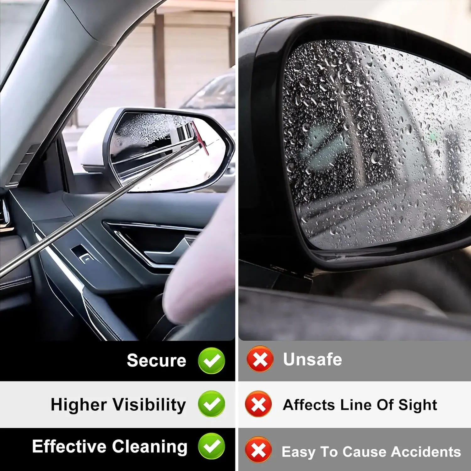 ممسحة زجاج السيارة الخلفية قاب - مراجعة Car Mirror وسعره