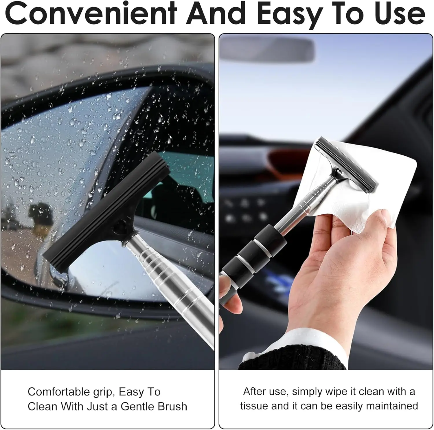 ممسحة زجاج السيارة الخلفية قاب - مراجعة Car Mirror وسعره