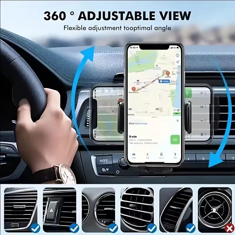 حامل هاتف عالمي للسيارة بقاعدة - مراجعة Car Phone Holder وسعره