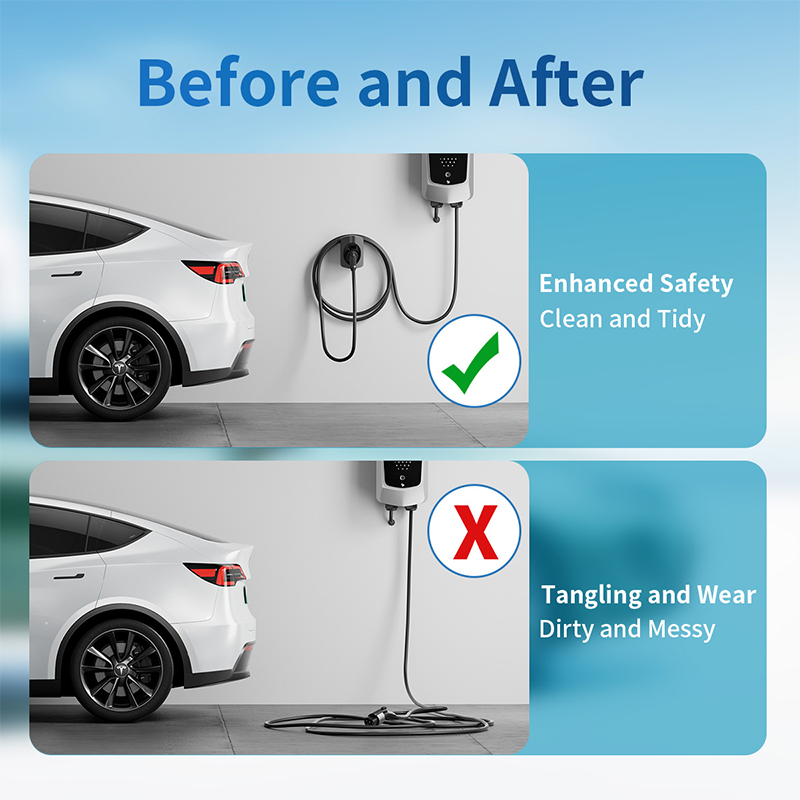 حامل كابل شحن السيارات الكهربا - مراجعة Car Cable Organizer وسعره