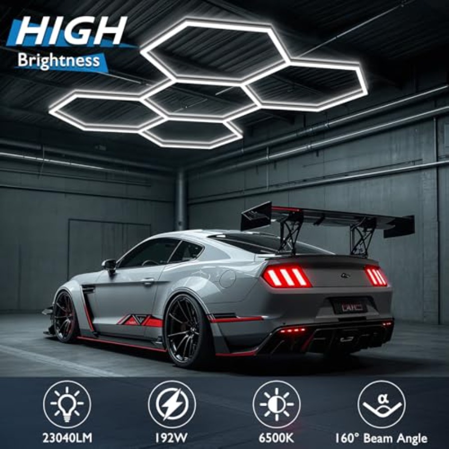 أضواء مرآب سداسية الشكل، إضاءة - مراجعة Car Led Light وسعره