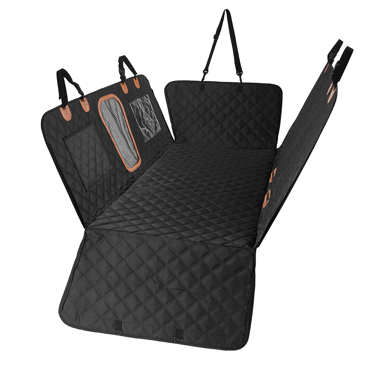 غطاء مقعد سيارة للكلاب بثلاثة  - مراجعة Car Seat Cover وسعره