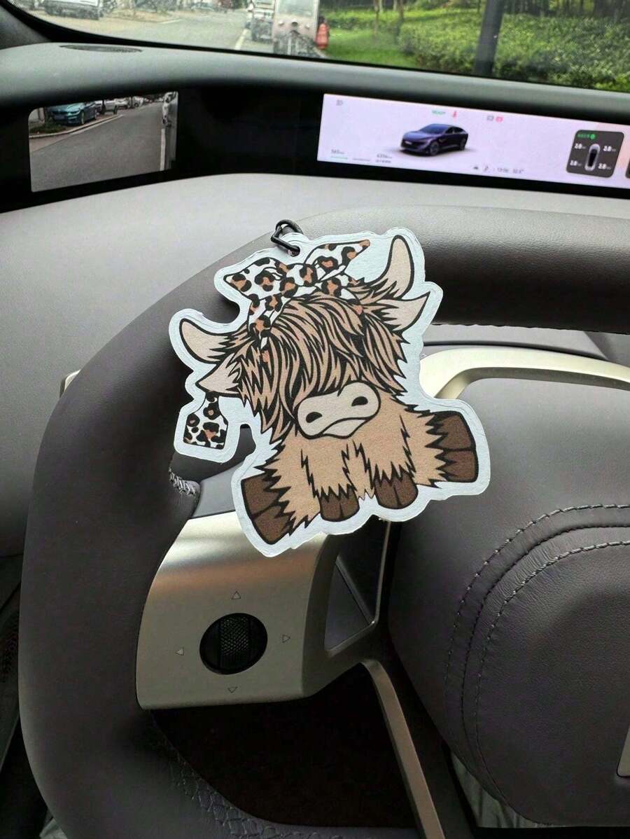 معطر هواء للسيارة على شكل بقرة - مراجعة Car Air Freshener وسعره