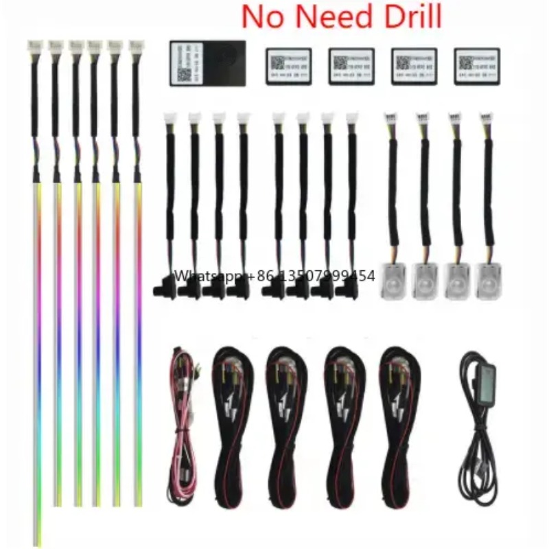 شريط إضاءة LED محيطي A80 بـ64  - مراجعة Car Led Light وسعره