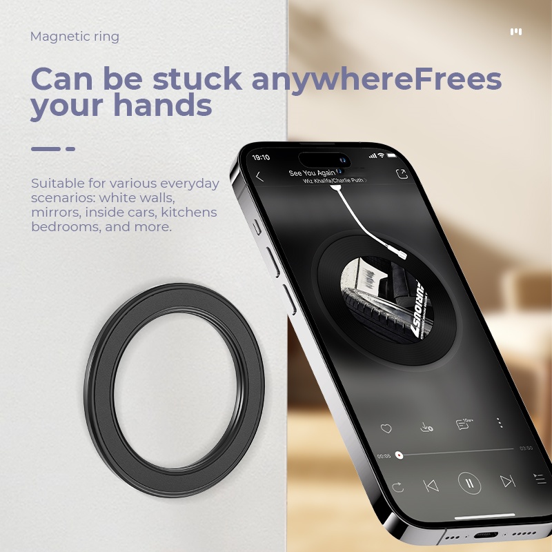 ل Magsafe حامل هاتف حلقي مغناط - مراجعة Car Phone Holder وسعره
