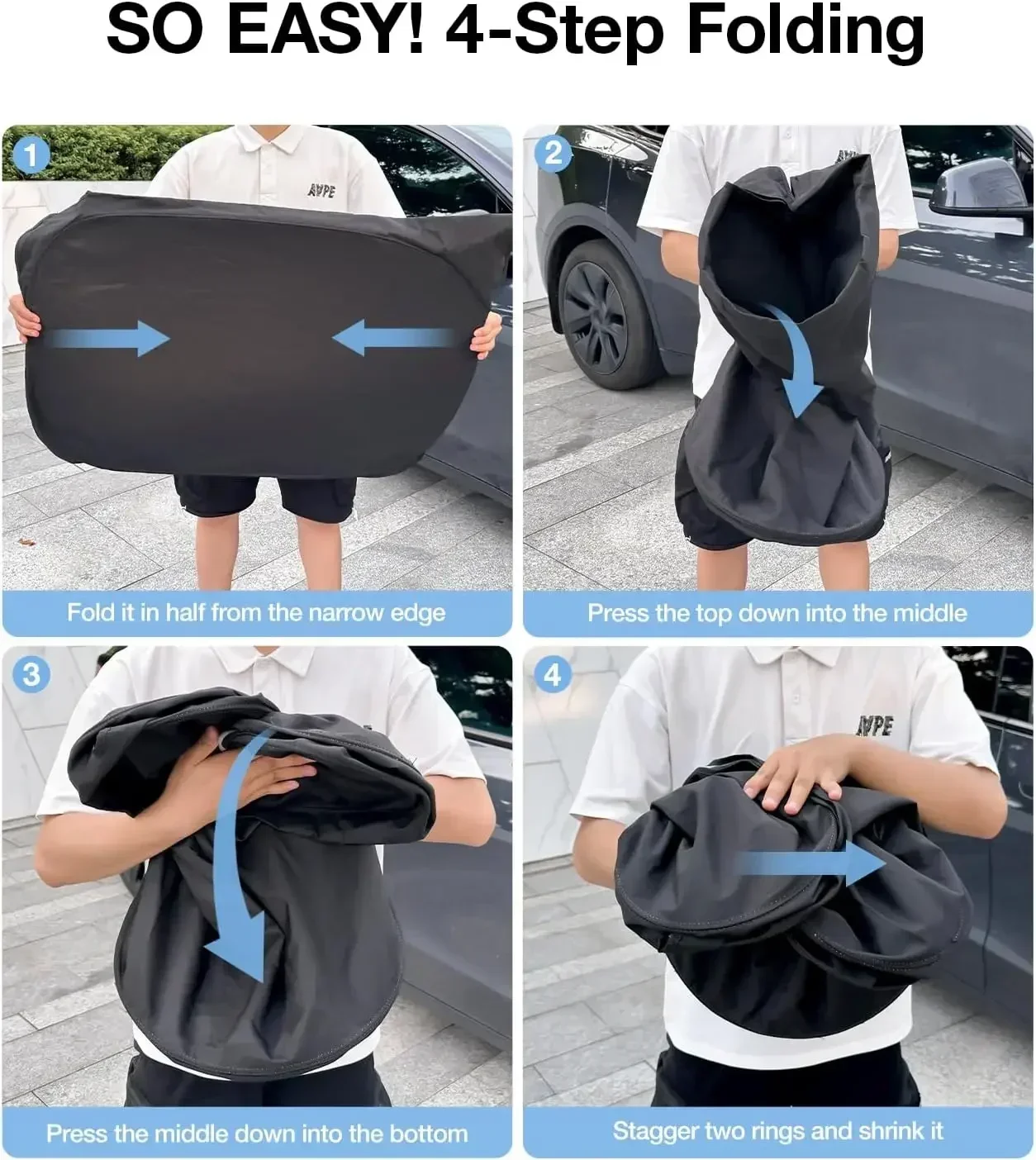 واقي شمس للسيارة للزجاج الأمام - مراجعة Windshield Sun Shade وسعره
