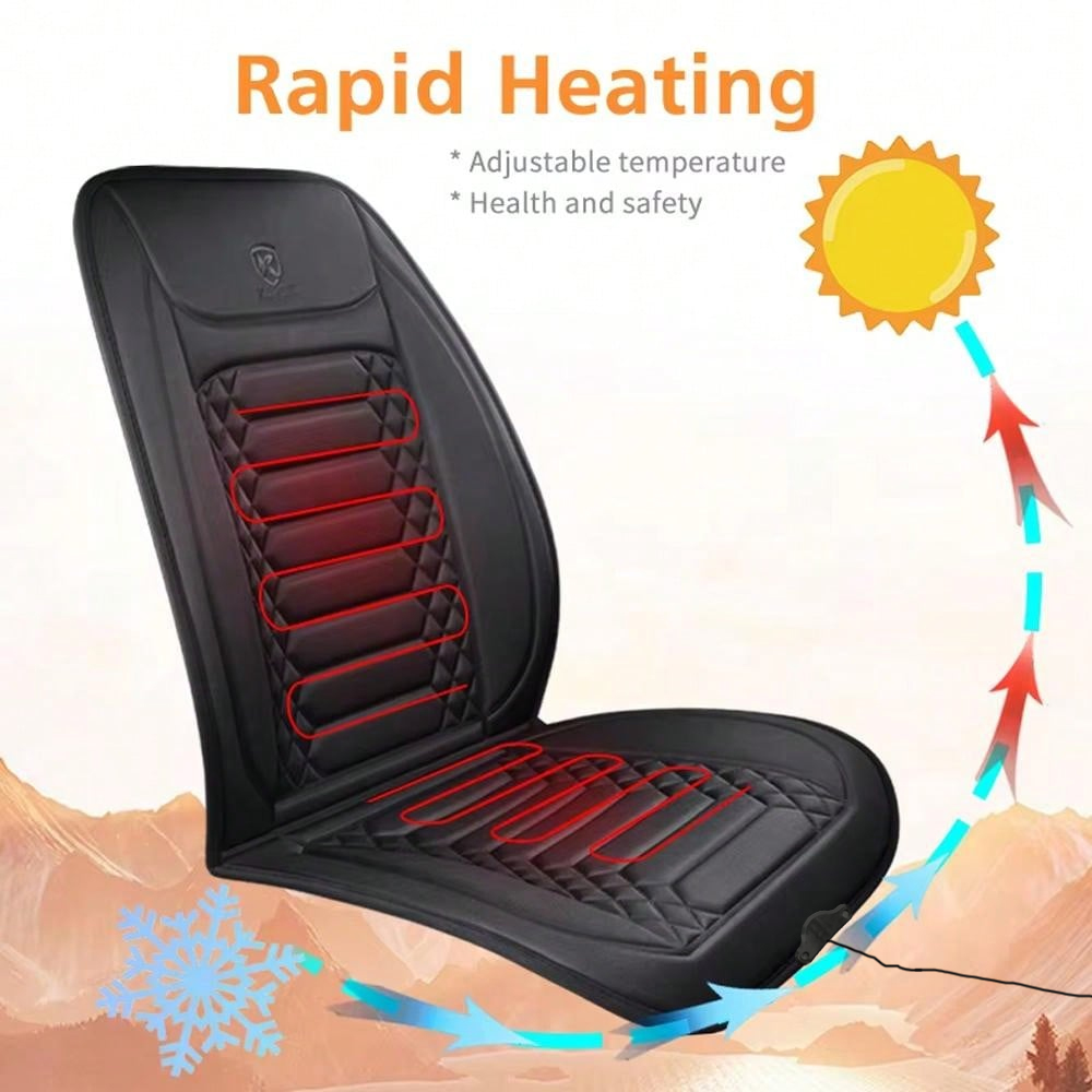 12 فولت ساخنة غطاء مقعد السيار - مراجعة Car Seat Cover وسعره