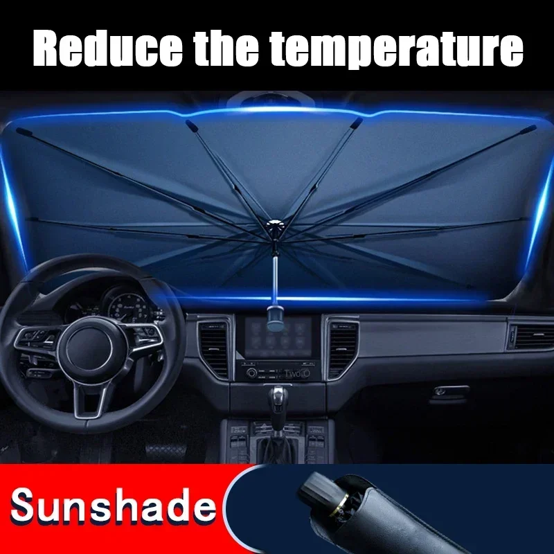 مظلة سيارة قابلة للطي لحماية ا - مراجعة Windshield Sun Shade وسعره