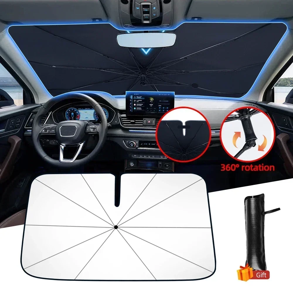 مظلة سيارة قابلة للطي لحماية ا - مراجعة Windshield Sun Shade وسعره