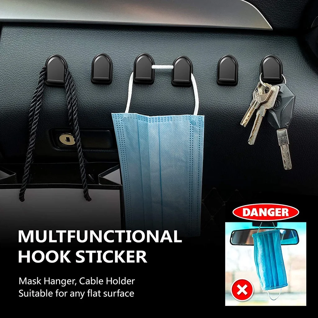 خطافات صغيرة للسيارة لتخزين ال - مراجعة Car Cable Organizer وسعره